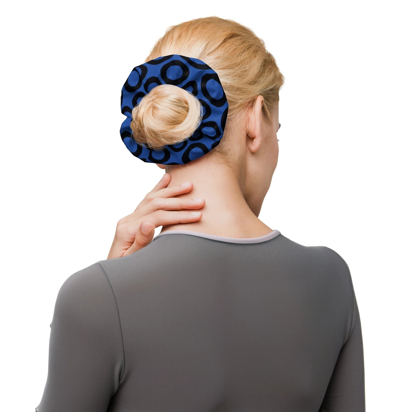 Scrunchie i återvunnet material Ika