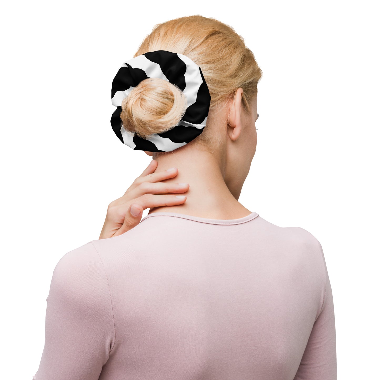 Scrunchie i återvunnet material Ika