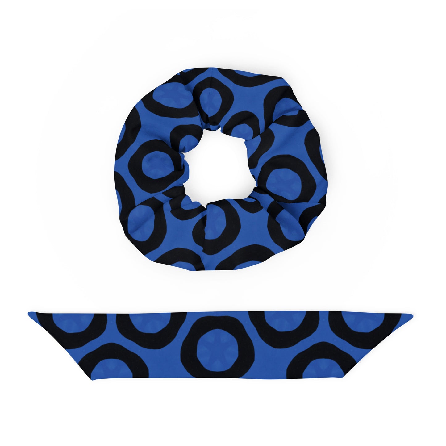 Scrunchie i återvunnet material Ika