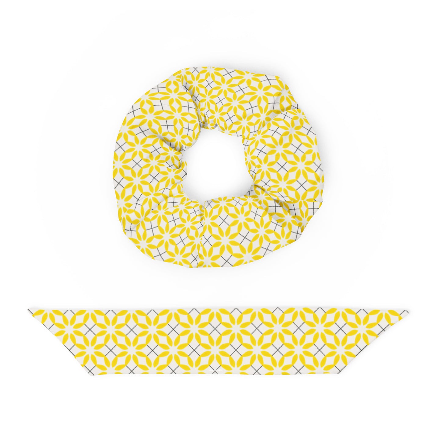 Scrunchie i återvunnet material Mia trad.