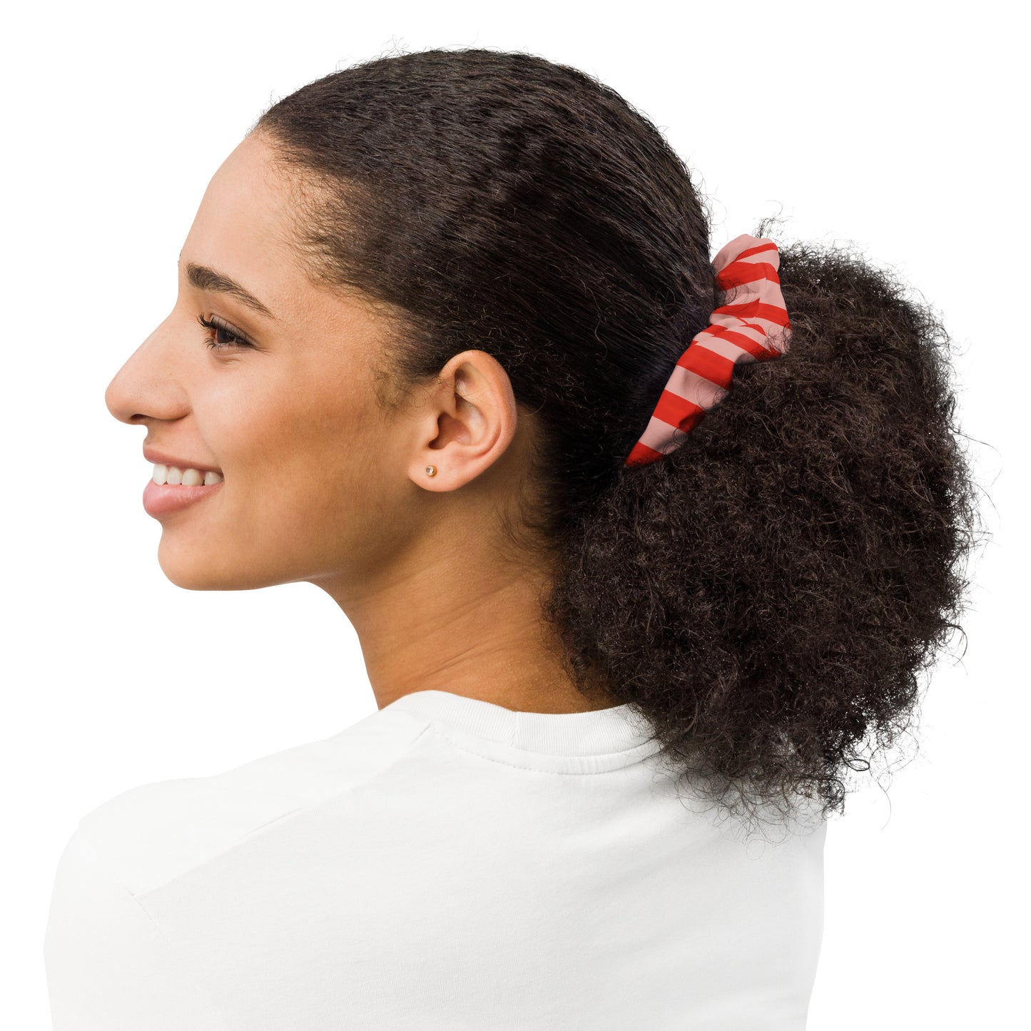Scrunchie i återvunnet material Mia