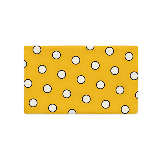 Kuddfodral Piet Cirkel gul