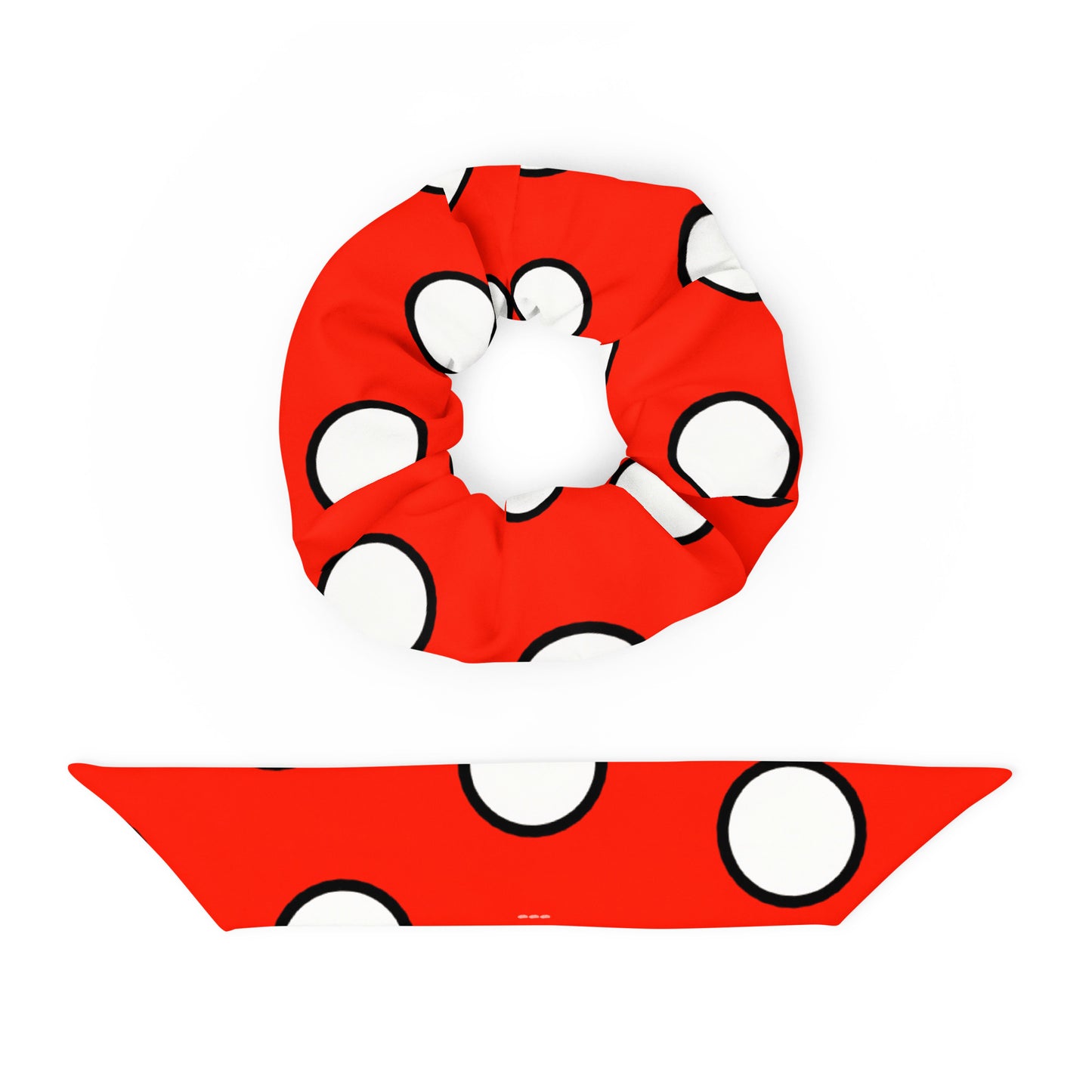 Scrunchie i återvunnet material Piet