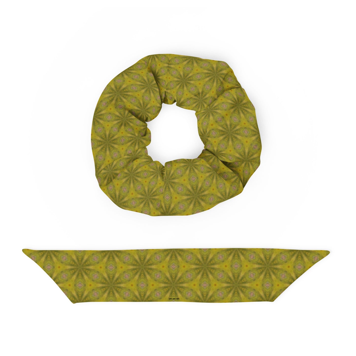 Scrunchie i återvunnet material Ro Grön