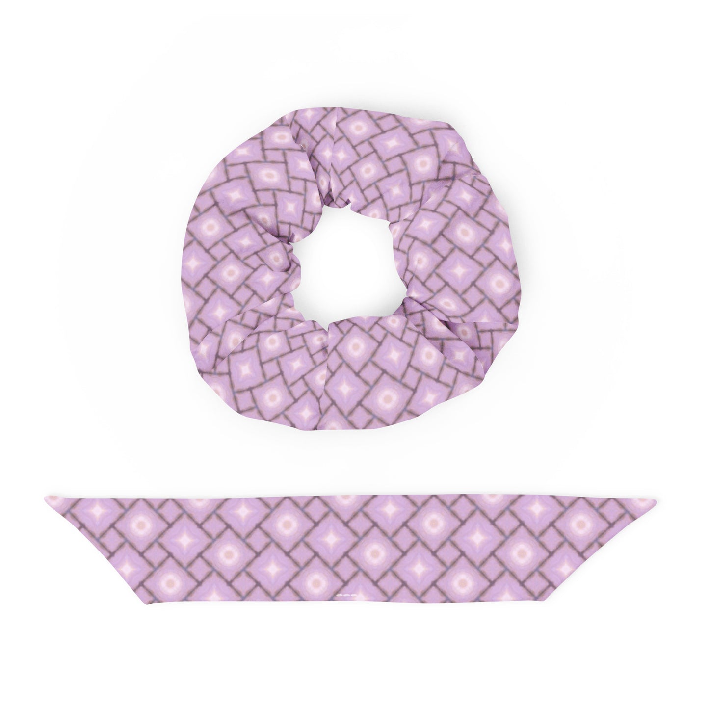 Scrunchie i återvunnet material Ro Lila