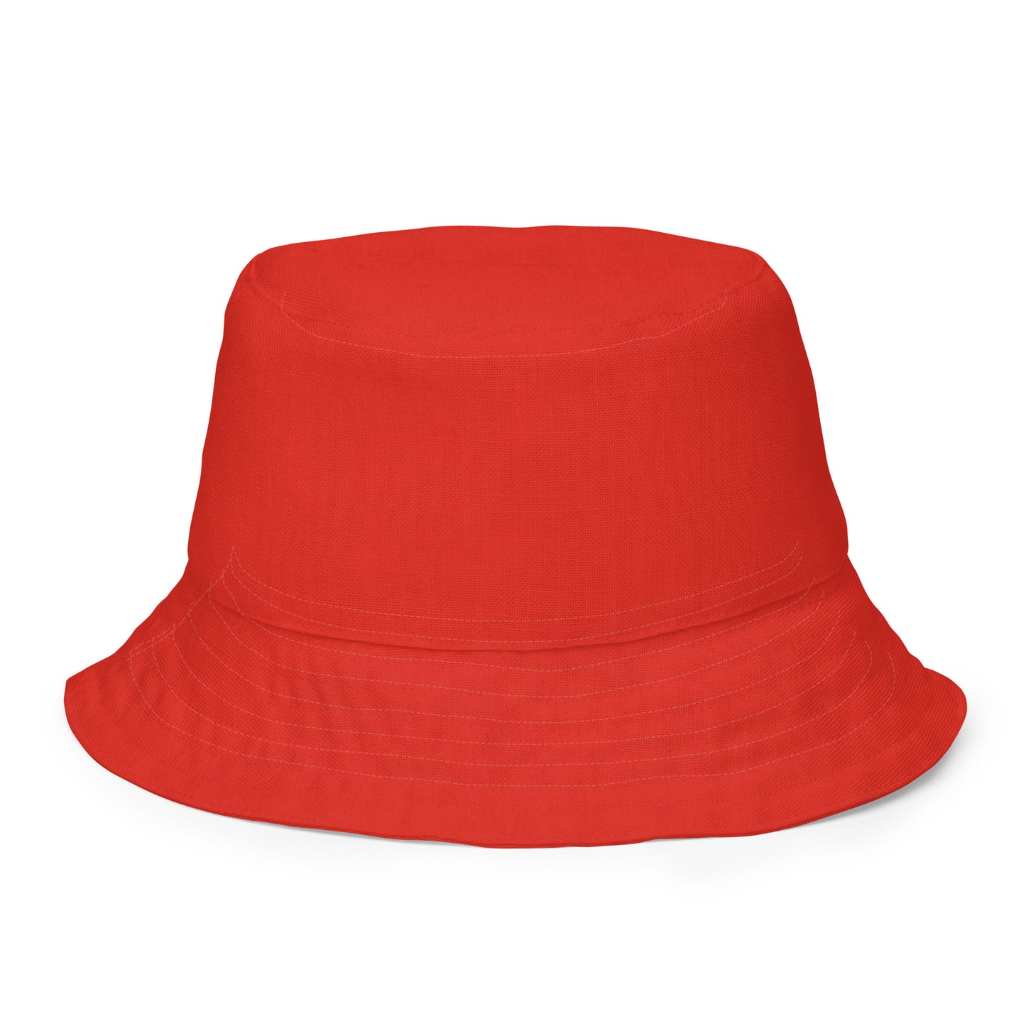 Vändbar hatt Alex Flora röd