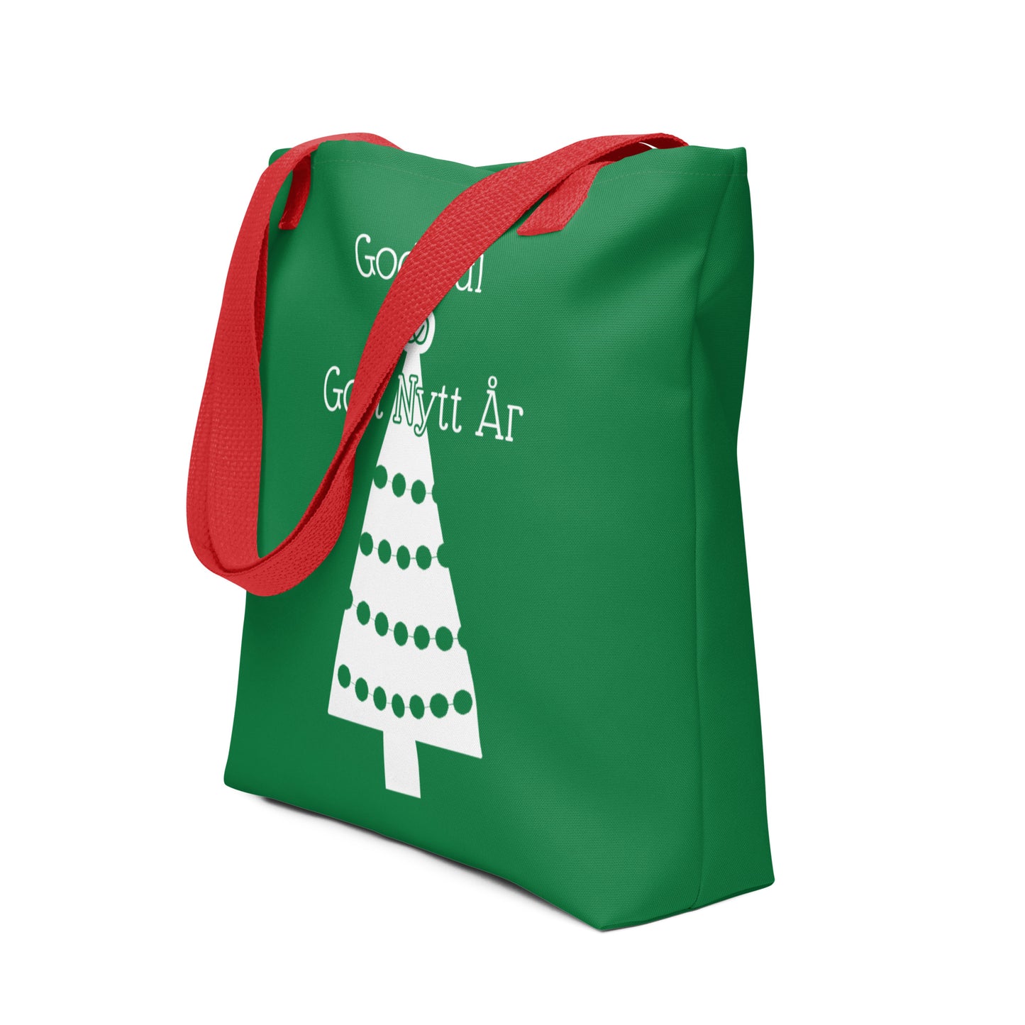 Väska Jul Grön 2 varianter axelrem