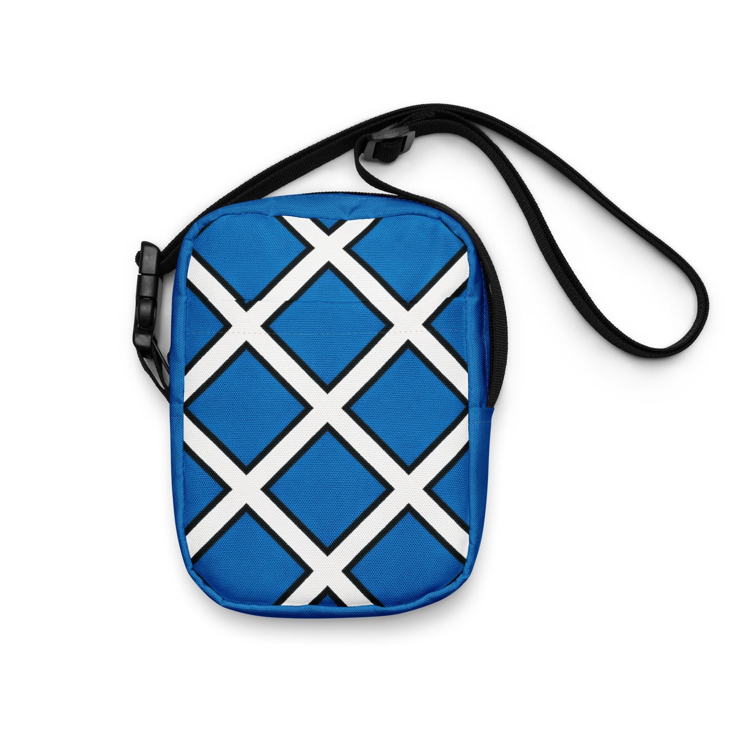 Crossbody Väska Piet Ruta blå