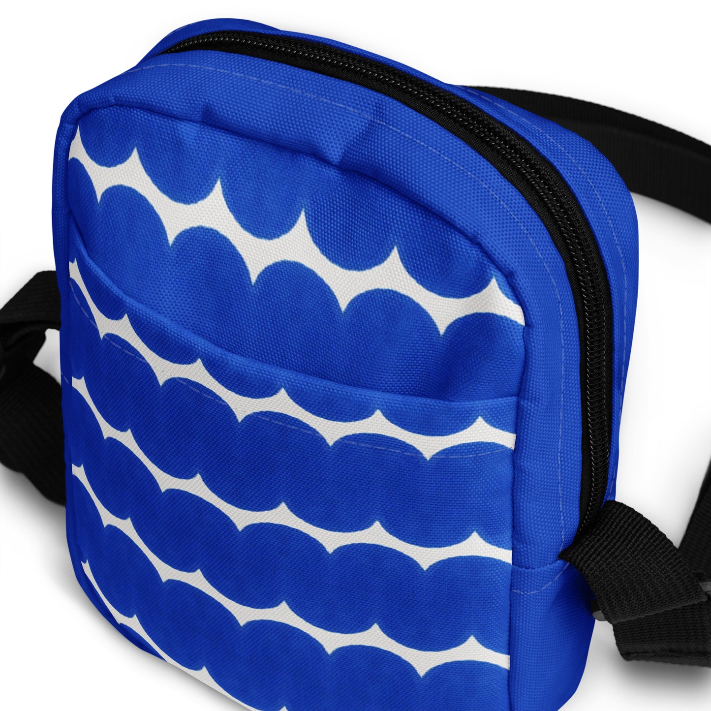 Crossbody väska Mia Våg blå