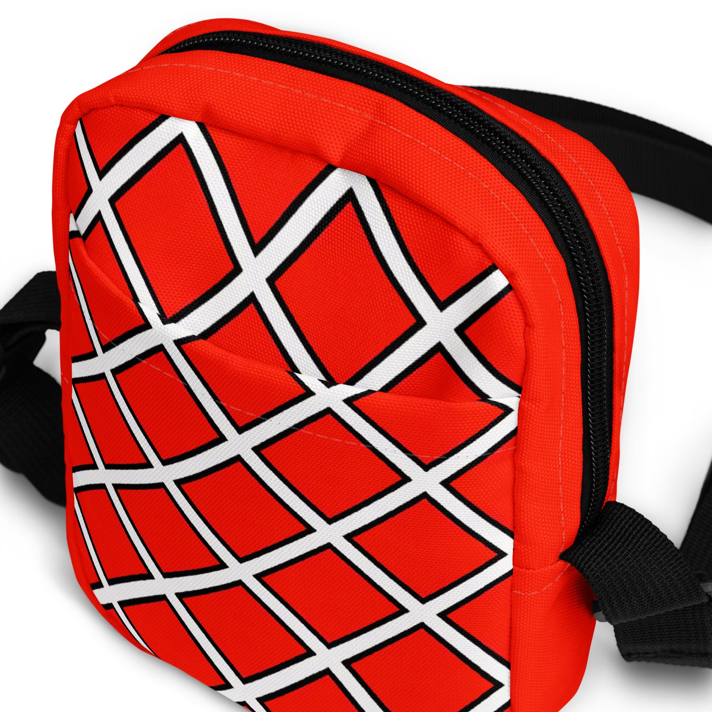 Crossbody Väska Piet Ruta röd